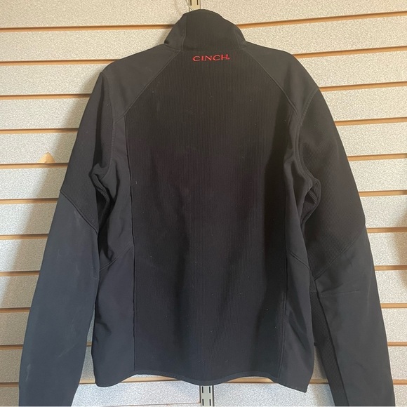 Men’s Cinch 1/2 Softshell‎ Jacket Western Work Rodeo Cowboy Large Men’s - Picture 2 of 5